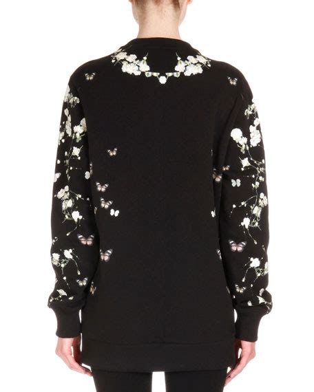 Givenchy Madonna with Baby's Breath Print Sweatshirt